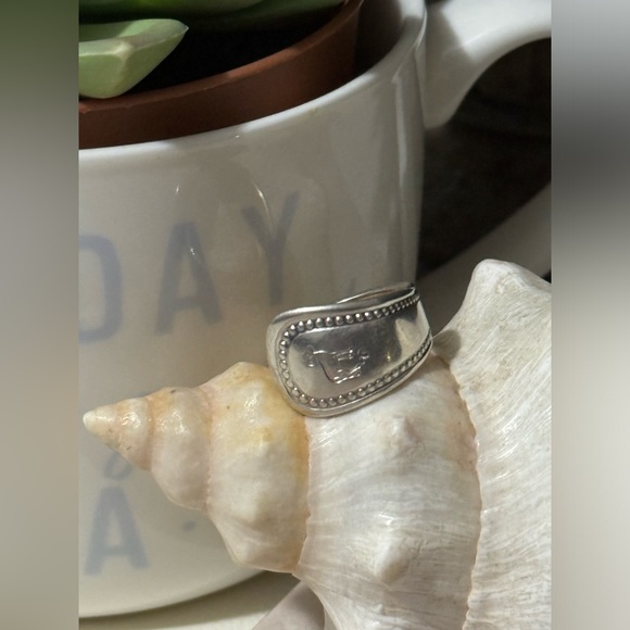 Vintage Ring-Silver-Repurposed Oneida Flatware - Picture 16 of 16
